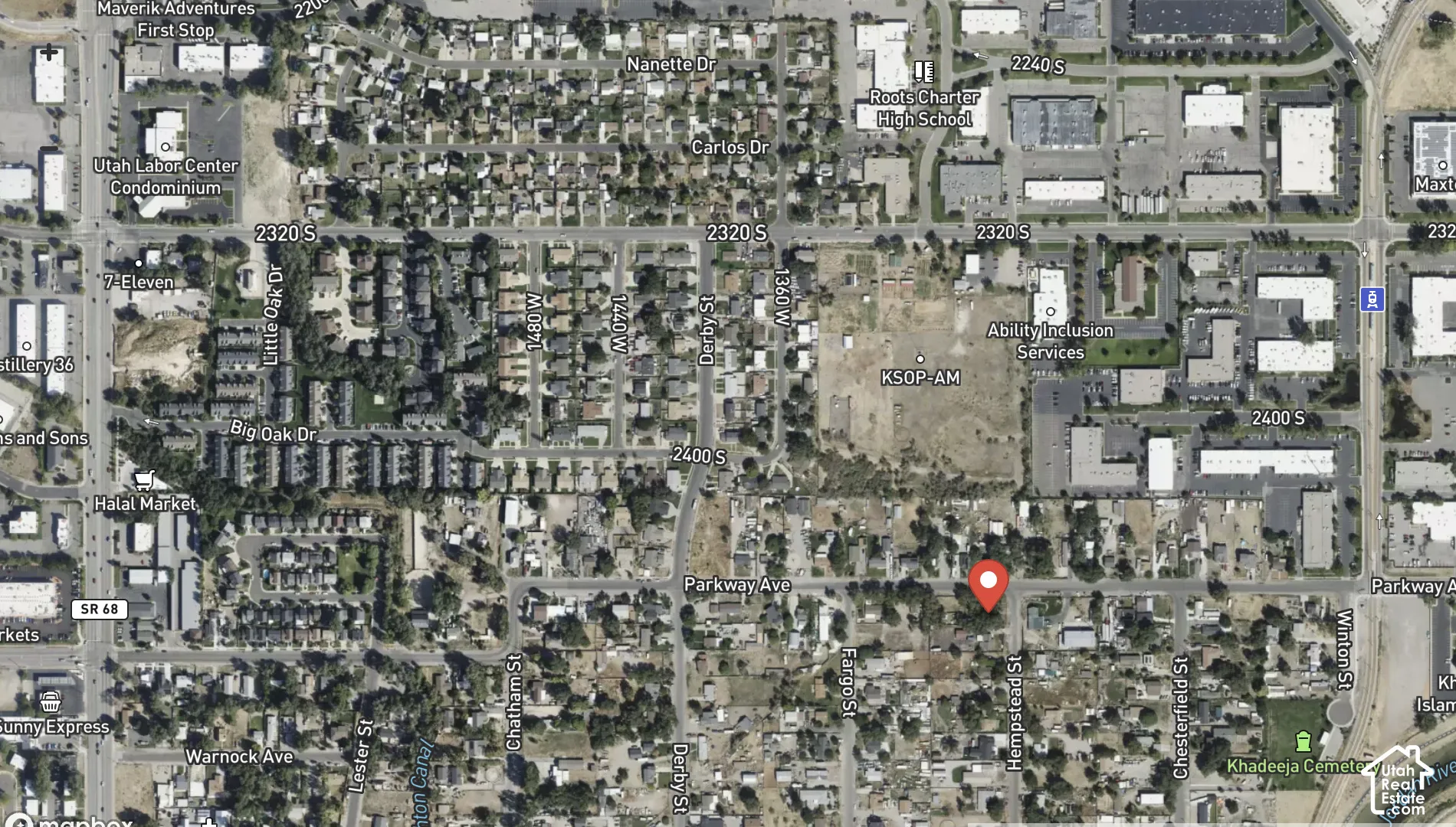 Aerial Map. Indicating the geographic location of the property within its surrounding area