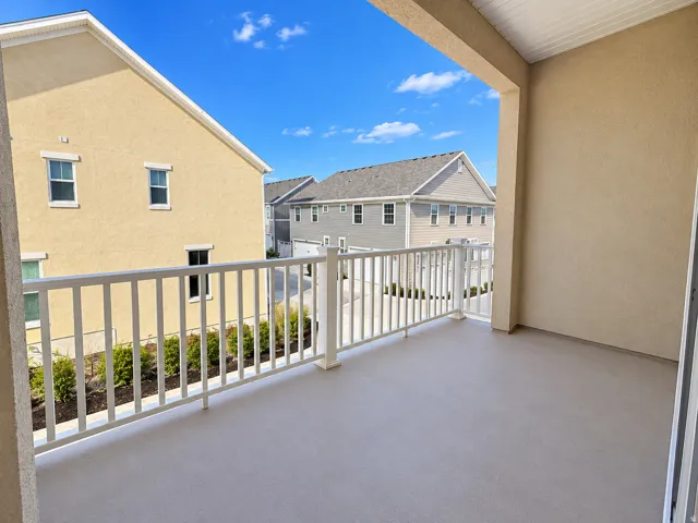Covered deck off the dining area