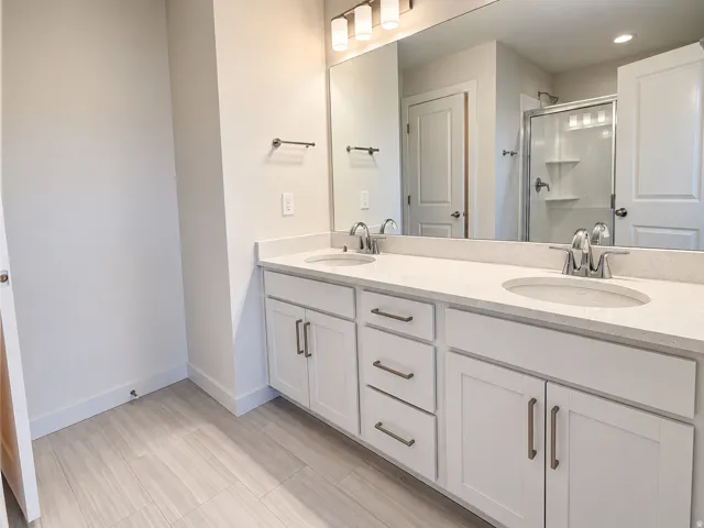 Primary Bath with double vanities