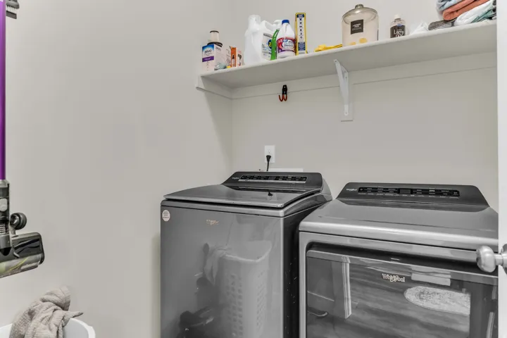 Built-in storage shelf