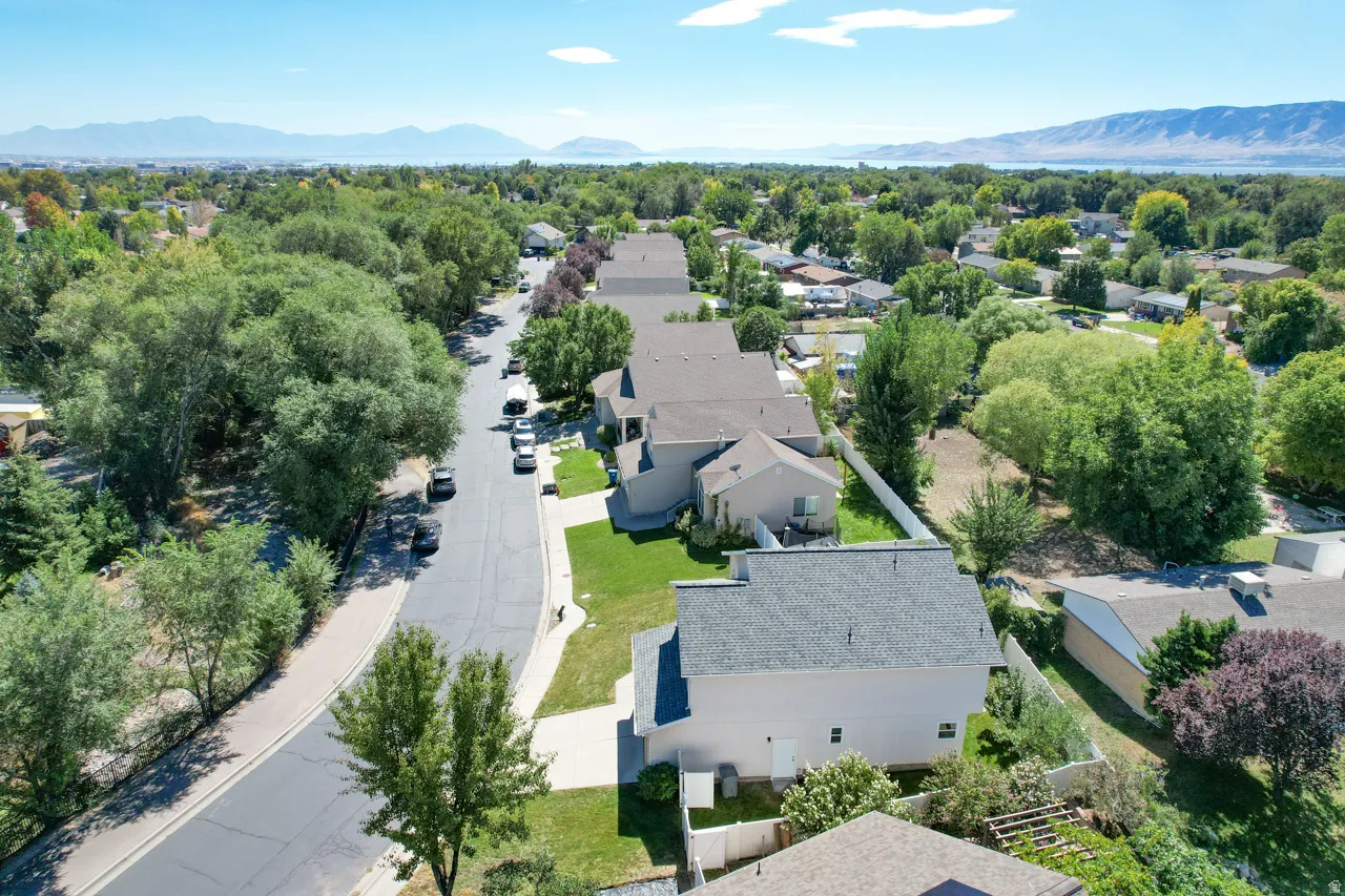 Mountain and water backdrops, tree-lined streets, and residential architecture