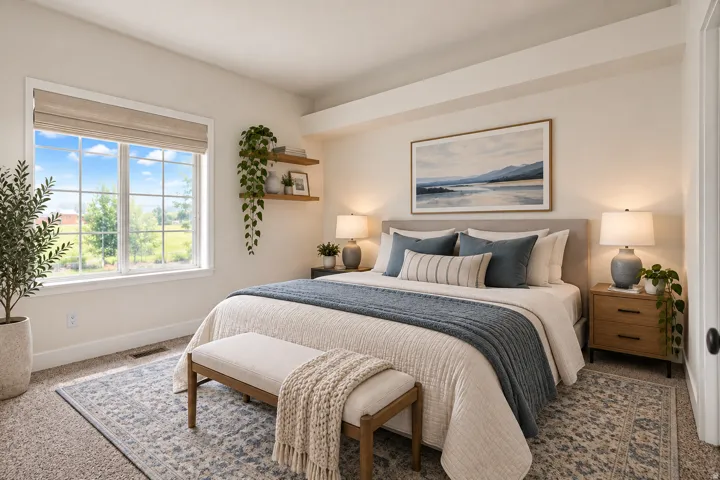 *Virtually Staged* Primary bedroom.