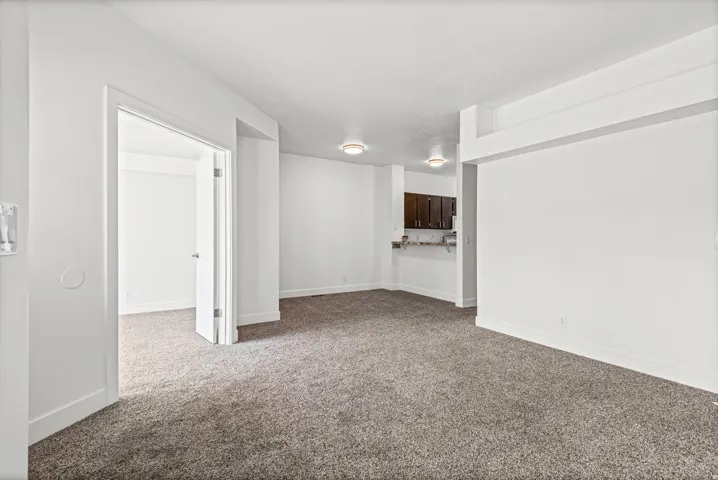 Fully renovated open-concept living space.