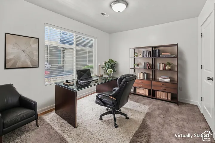 Bedroom 1 (Main Level) - Staged as office