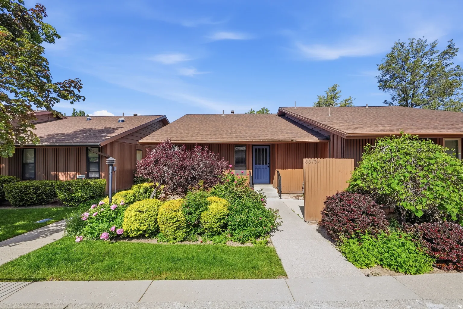 Board-and-batten exterior with a shingled roof