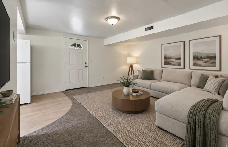 Virtual Staging of Downstairs Unit