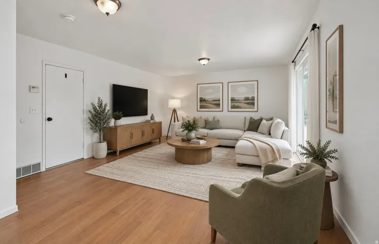 Virtual Staging of Family Room