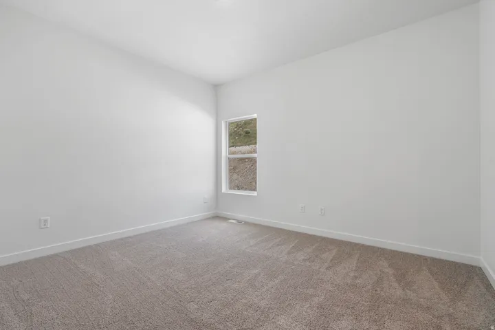 Neutral wall paint with carpet flooring