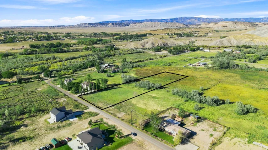Expansive green lot with established trees and surrounding natural landscape