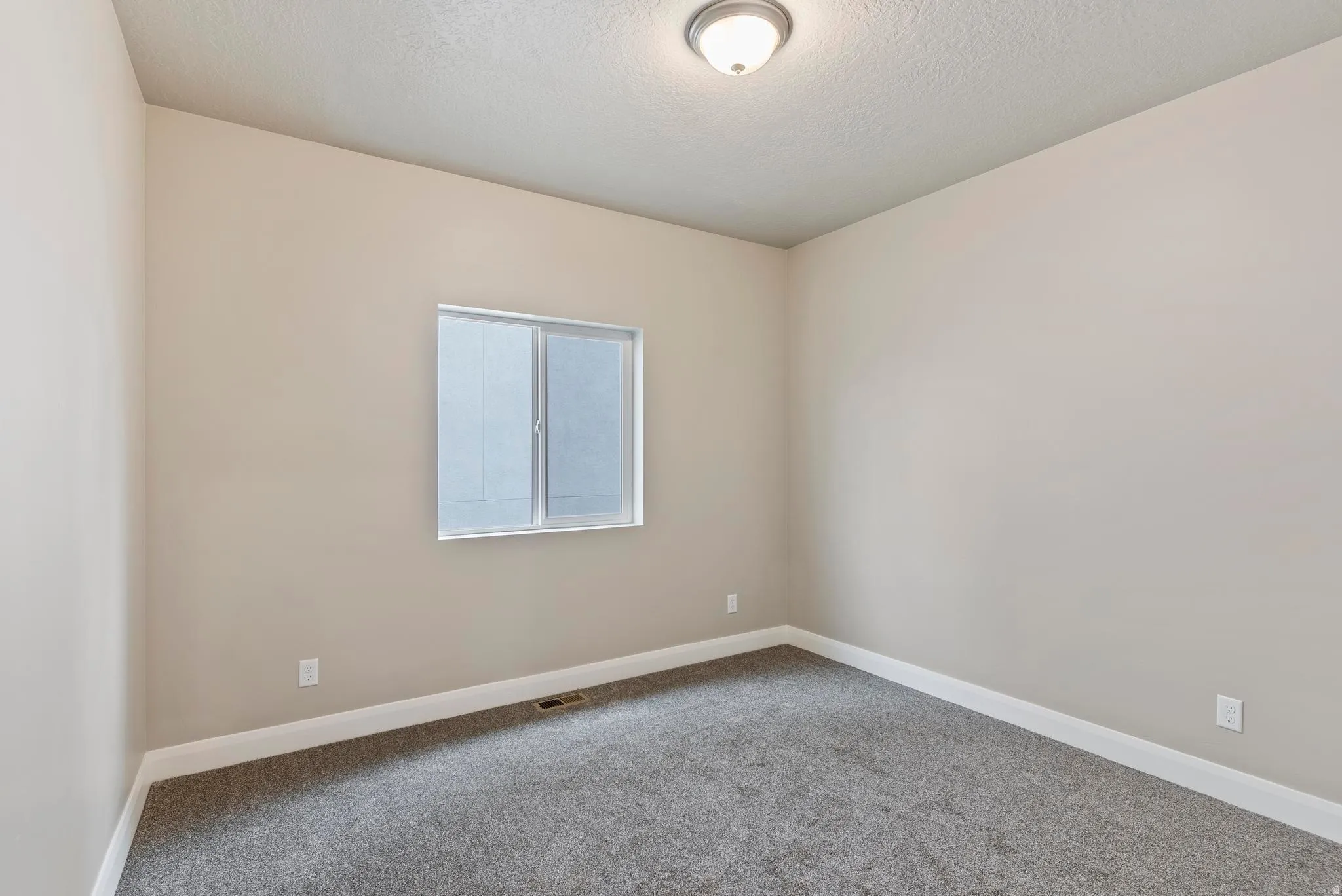 Neutral-toned walls with contrasting white trim