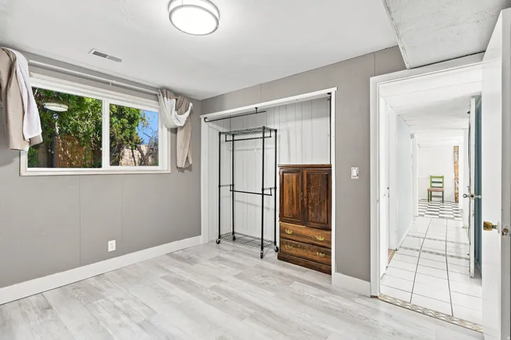 Light wood-finish flooring