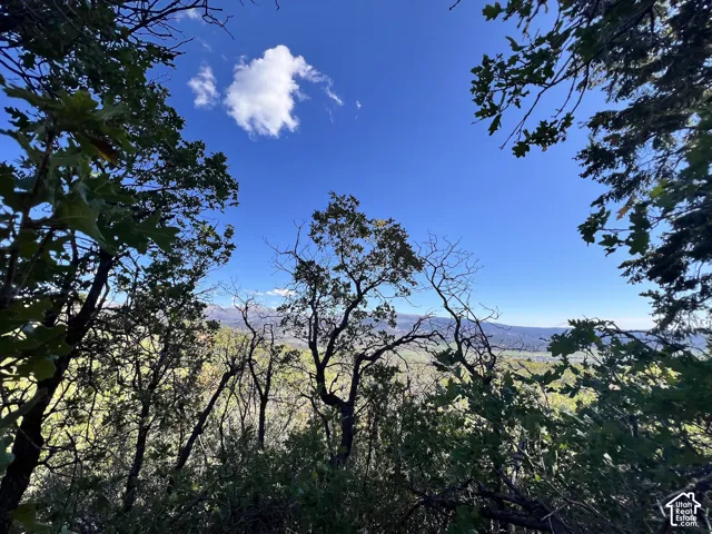 Expansive natural surroundings with a vibrant blue sky and distant mountain ranges