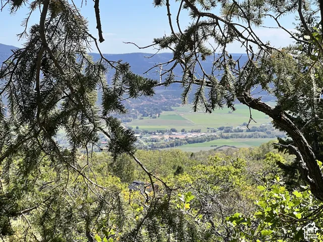 Expansive valley scenery with distant mountains and lush green fields