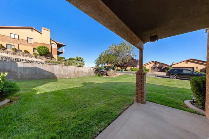 Covered patio