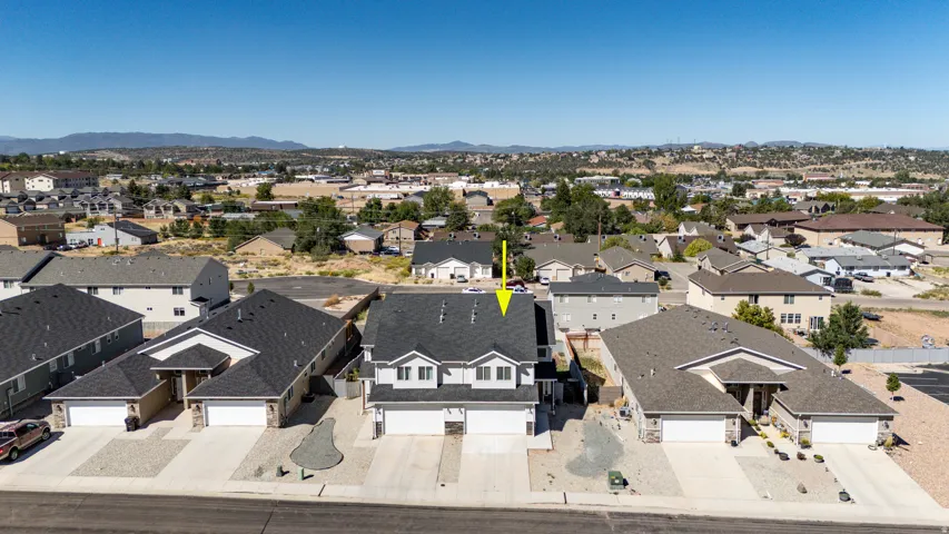 Two-story residence with a two-car garage