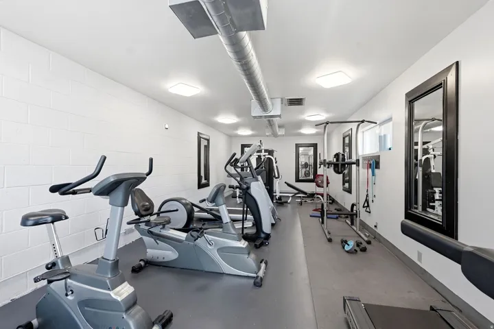 Community Gym literally steps away from your back door.