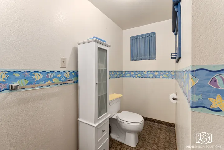 White ceramic toilet