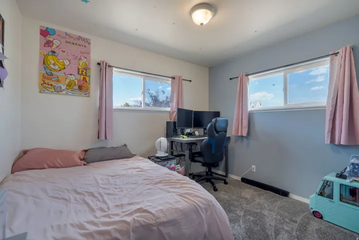 Recessed windows provide natural illumination