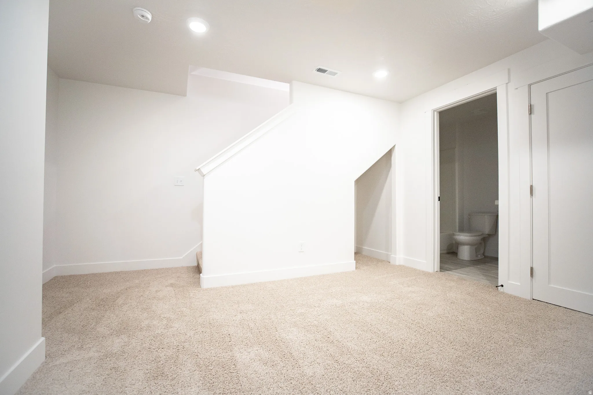 Second family room in full-finished basement.