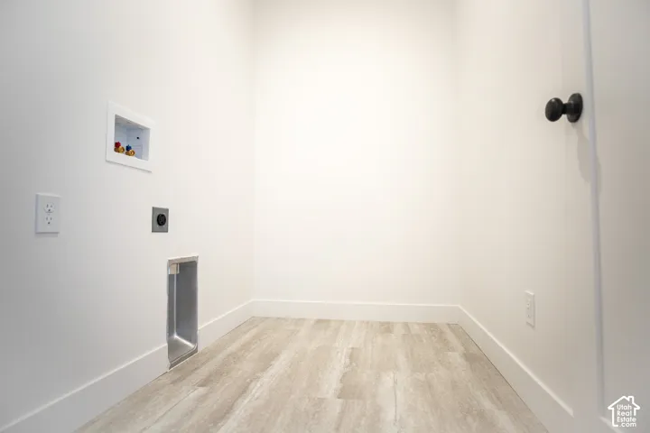 Full-size, dedicated laundry room with washer/dryer hookups.
