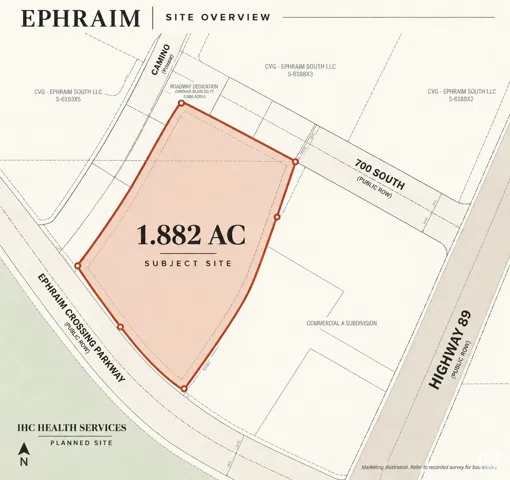 Site Overview. Illustrating the property boundaries and surrounding infrastructure