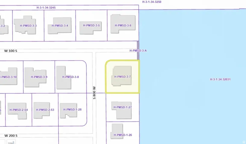 Plat Map. Illustrating the property's location and parcel identification within the broader area