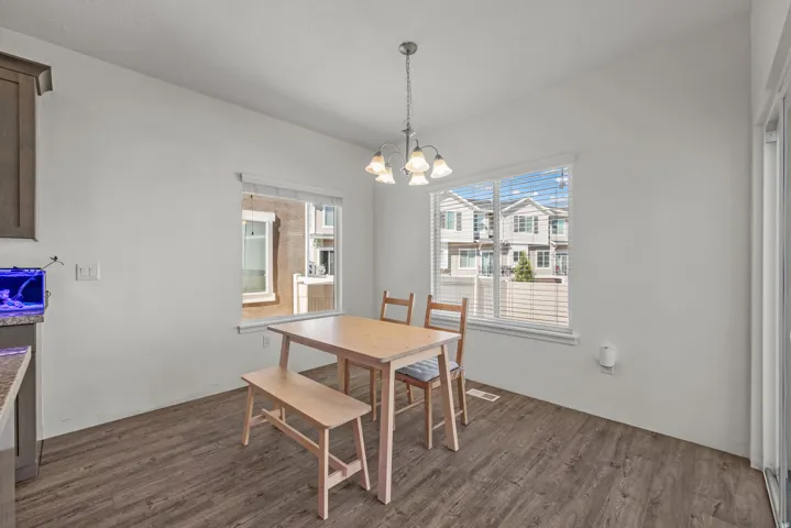 Wood-finish flooring with a neutral wall palette