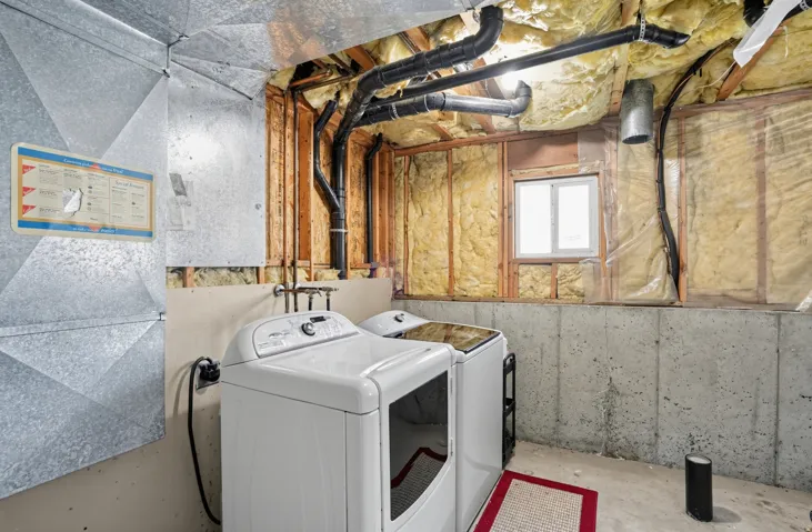 Laundry area & future bathroom!