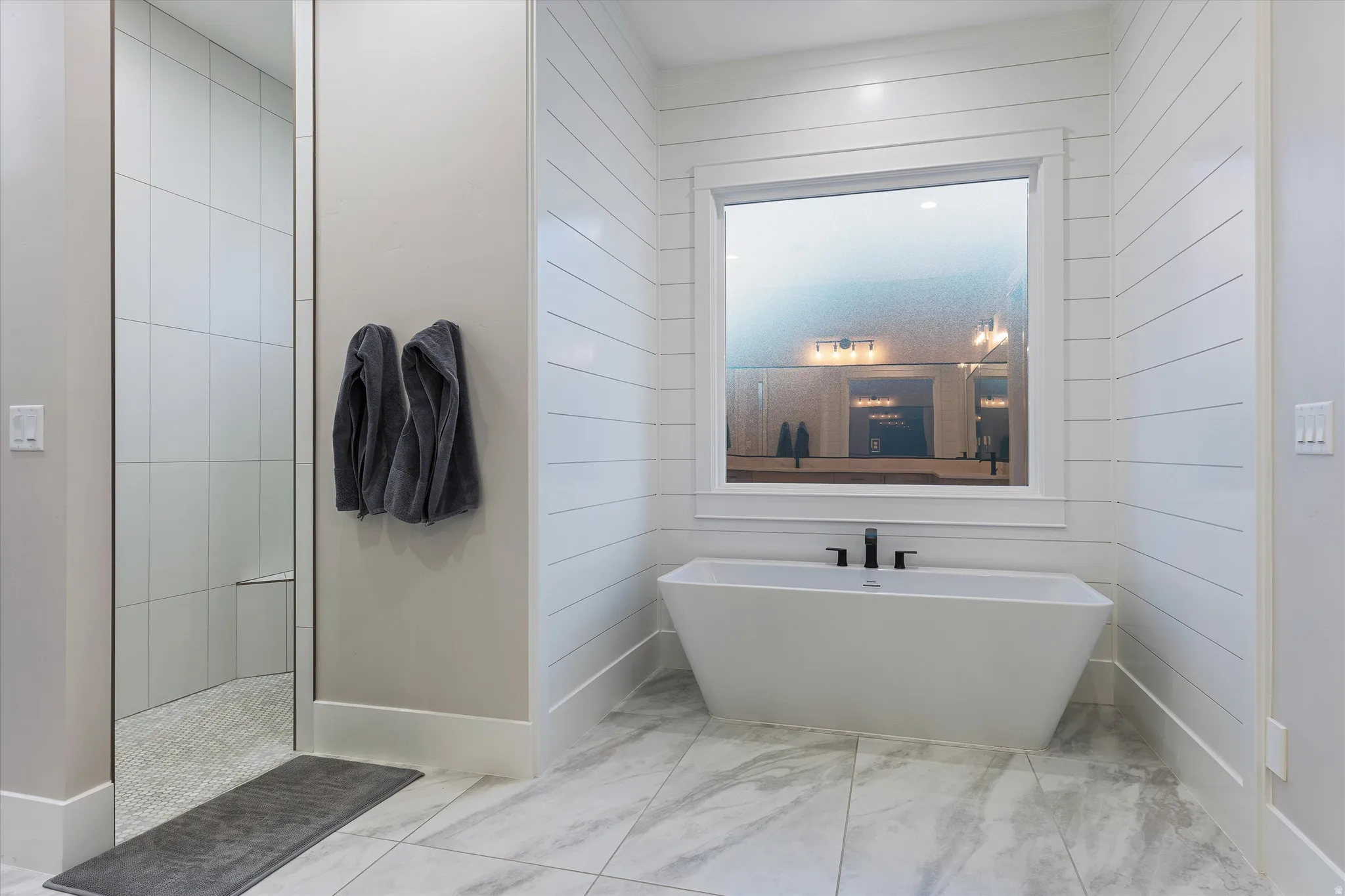 Separate Tub & Shower in the Primary Bath
