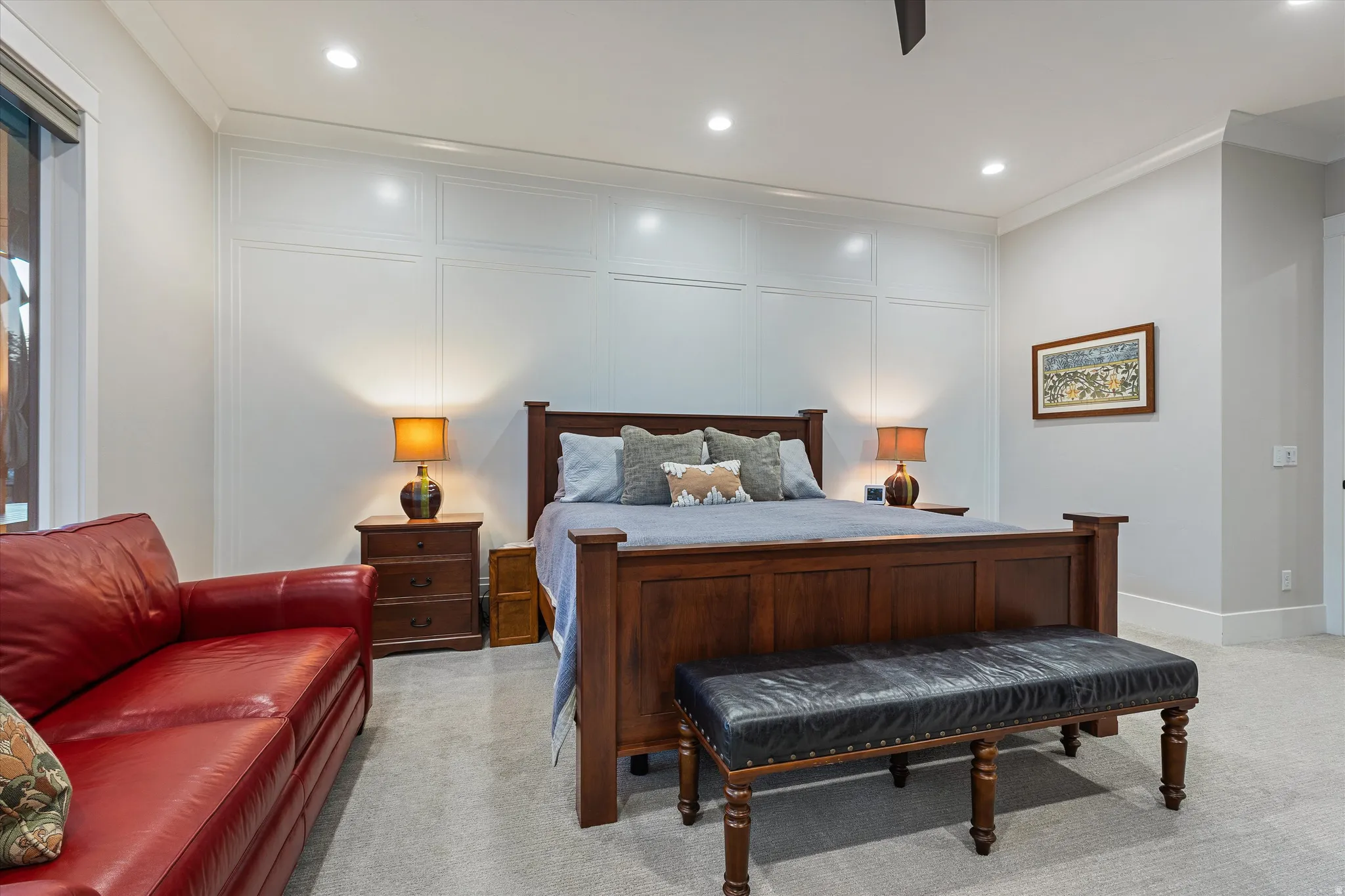 Large Primary Bedroom with Patio Access