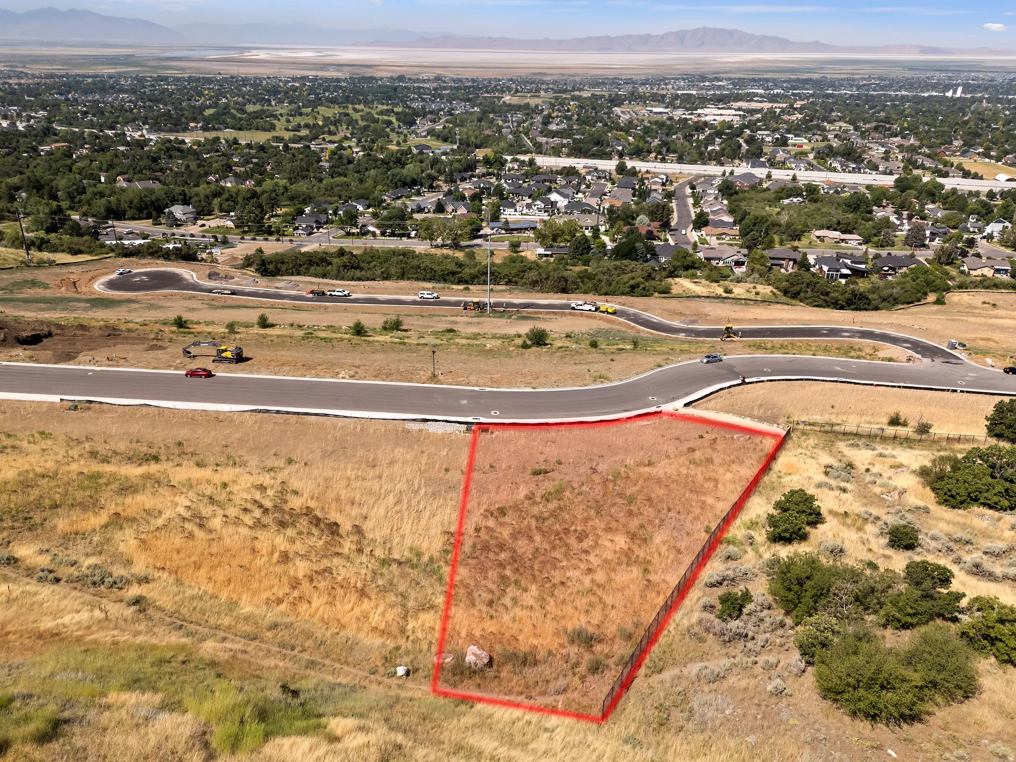 Expansive lot with established roads
