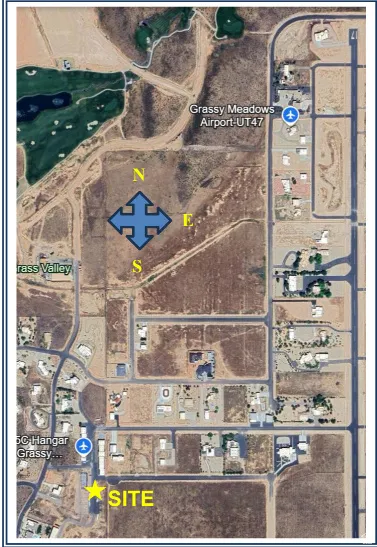 Aerial Map. Depicting the property's location relative to surrounding infrastructure and geographical features