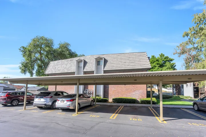 Dedicated covered parking spaces