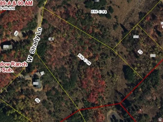 Plat Map. Illustrating lot divisions and street names for the property