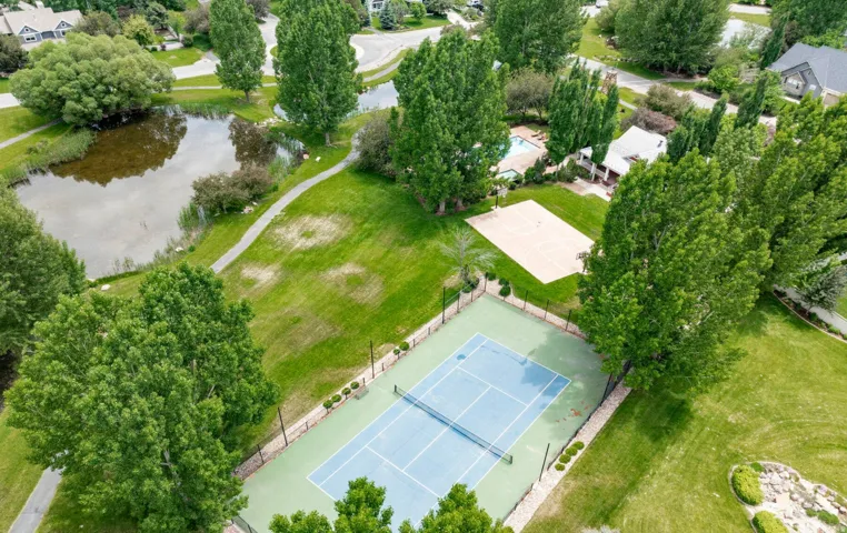 Private tennis court, basketball court, and swimming pool