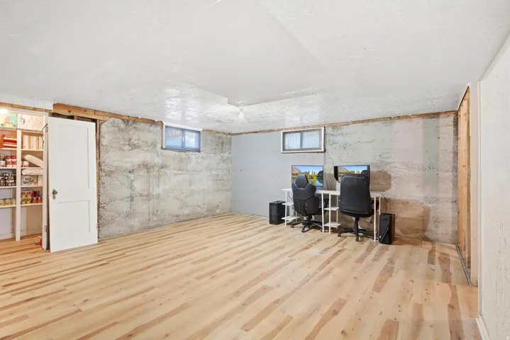 Light wood-finish flooring