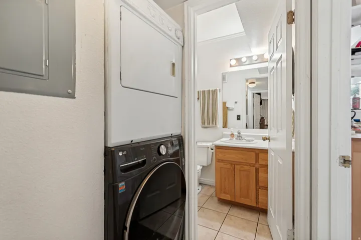 Hallway laundry. Washer/Dryer Included.