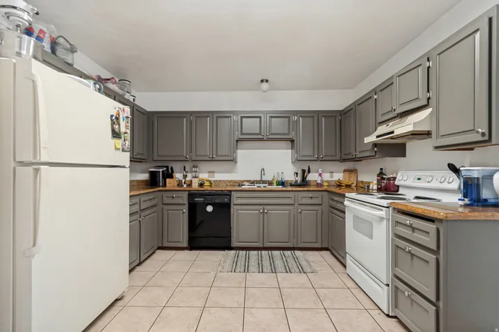 Kitchen with Granite Countertops.