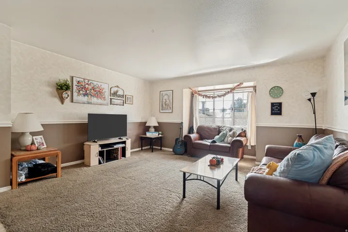 Spacious front living room area
