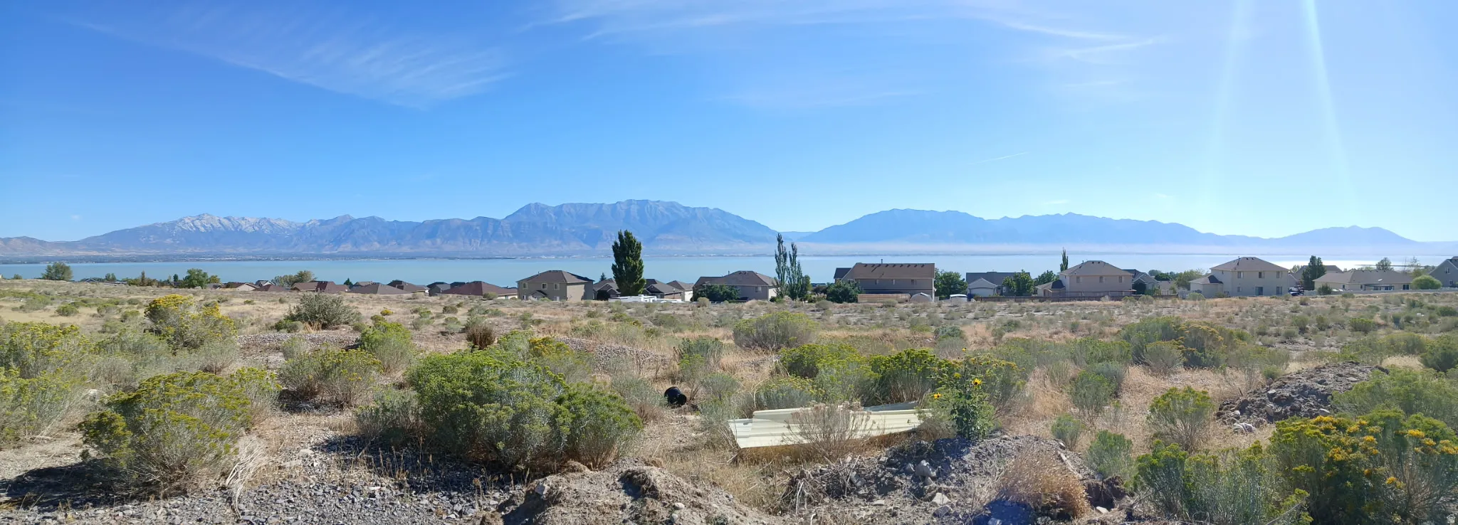 Expansive natural landscape featuring low-lying vegetation