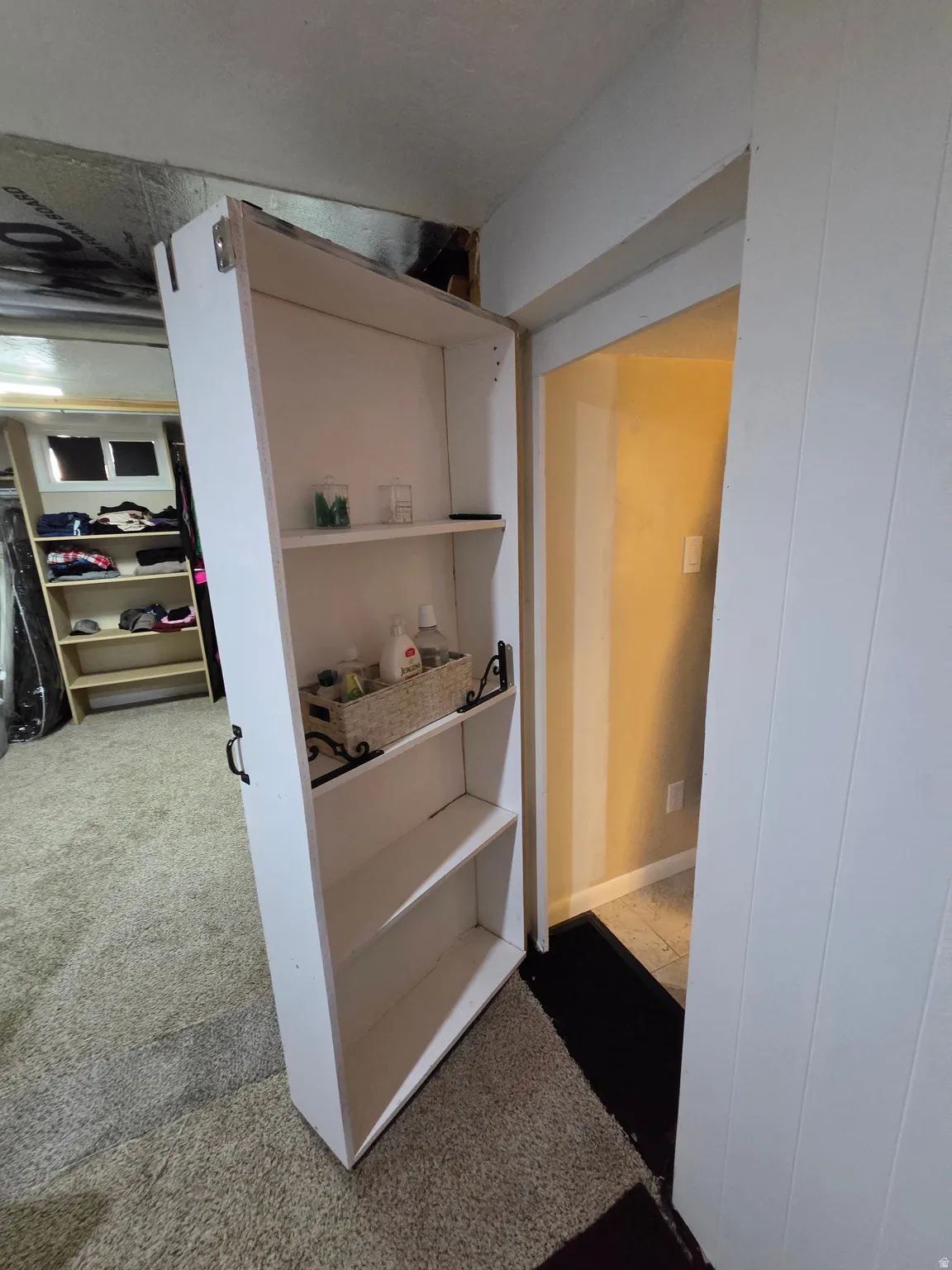 Mruphy door that opens up to another bedroom.