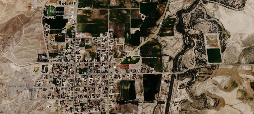 Aerial Map. Illustrating the geographical context and surrounding features of the property