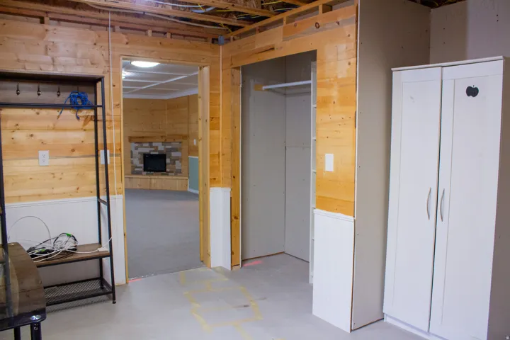 Unfinished room with window and closet that has the potential to become an office, 4th bedroom, or any other desired room.