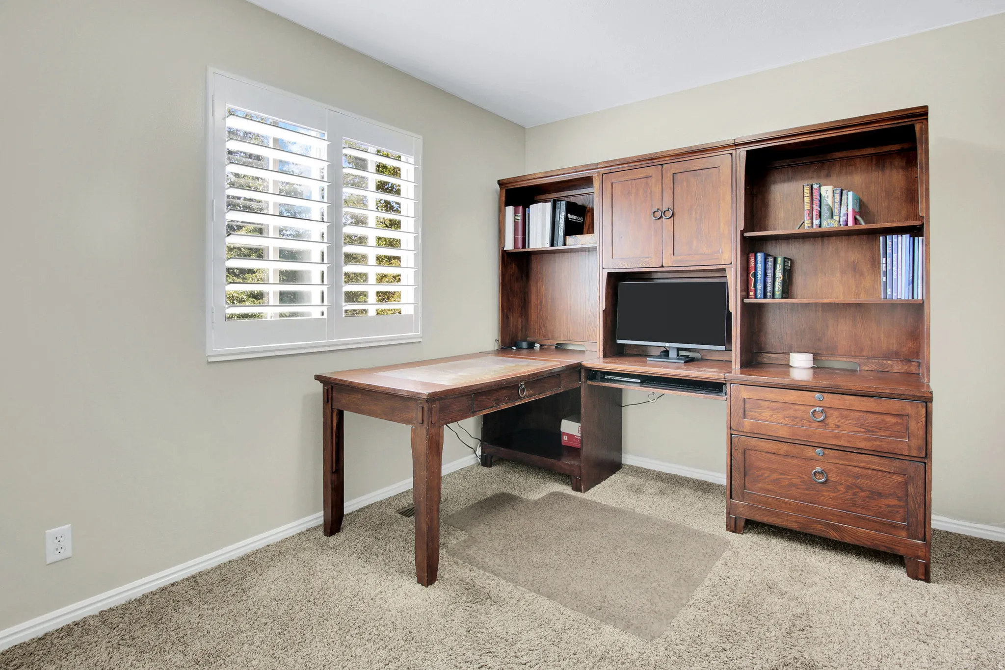 Bedroom #1 Plantation Shutters