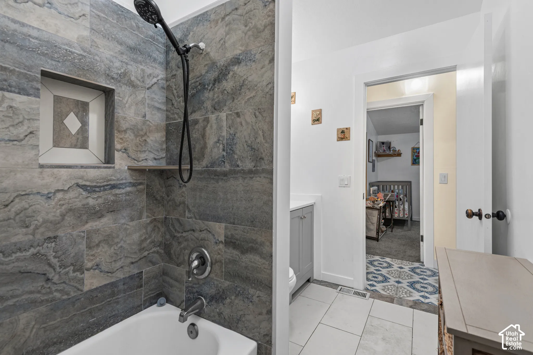 Large updated bathroom