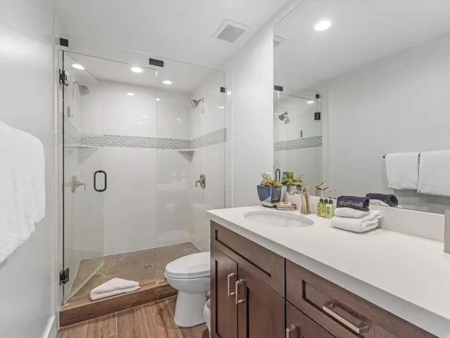 Primary bath with walk in shower