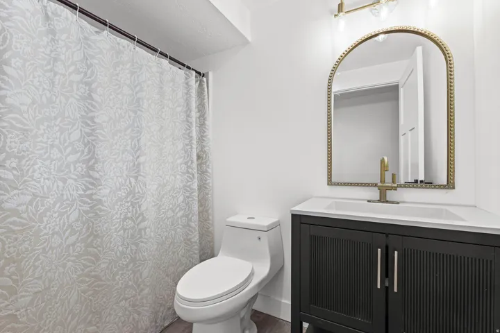Great recently finished full bathroom in the basement