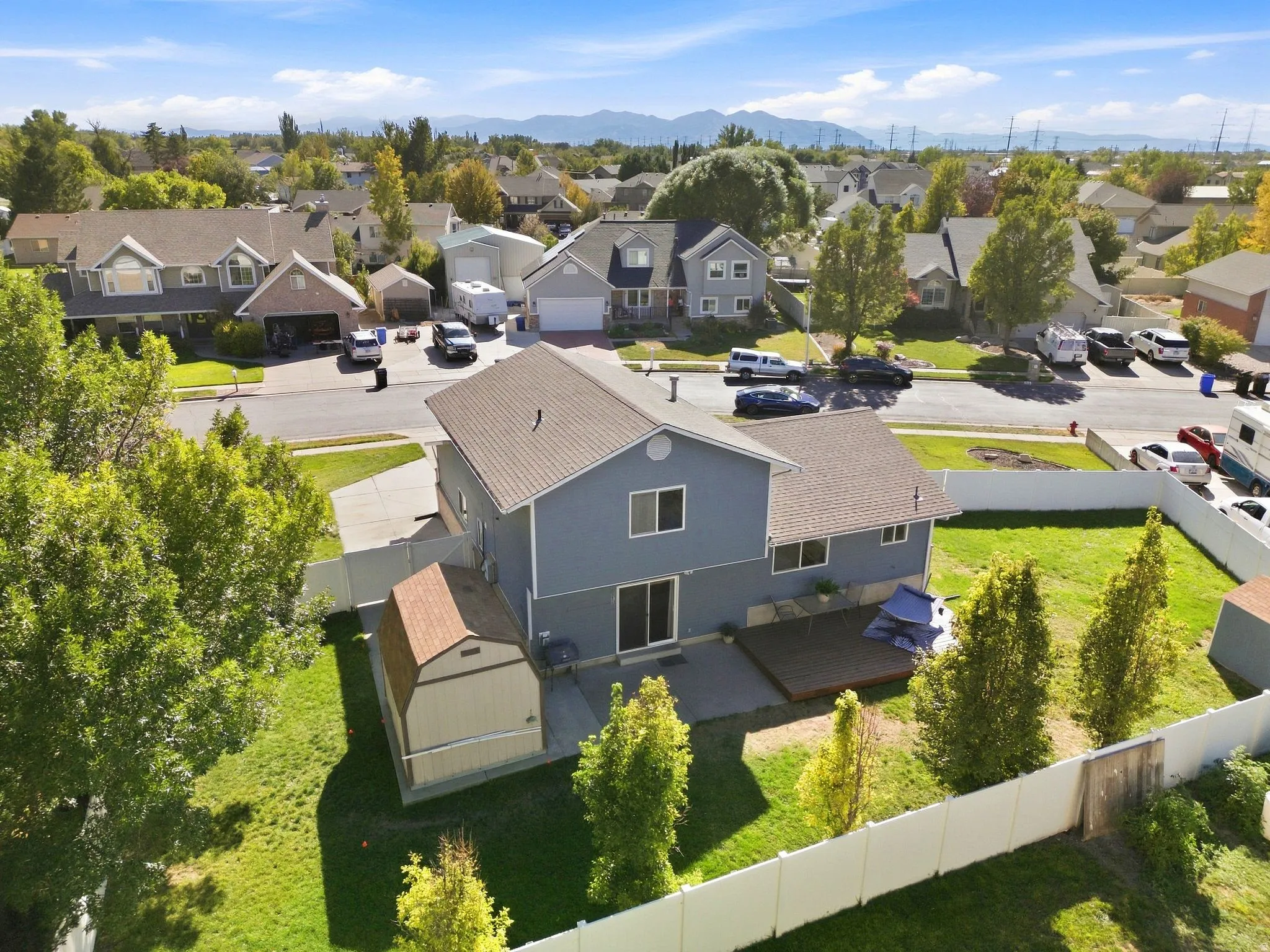 Plenty of room to relax and entertain with a large patio, spacious deck, and two storage sheds for all your tools, toys, and outdoor gear.