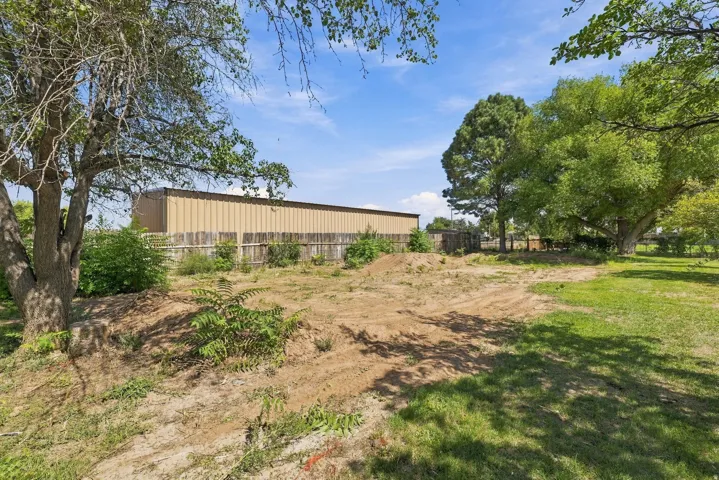 Expansive backyard with fencing