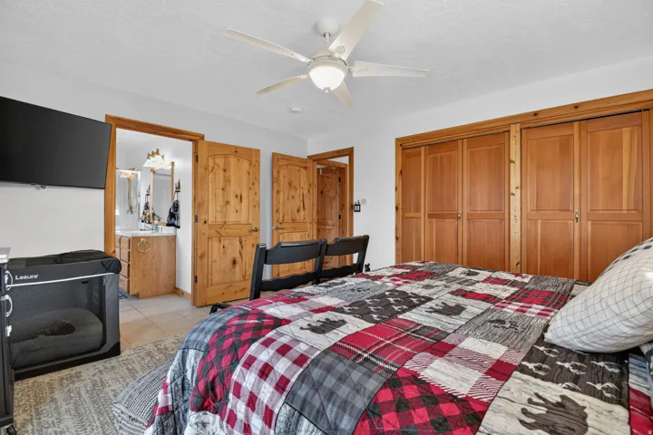 Primary Bedroom with ample natural light and large double closet